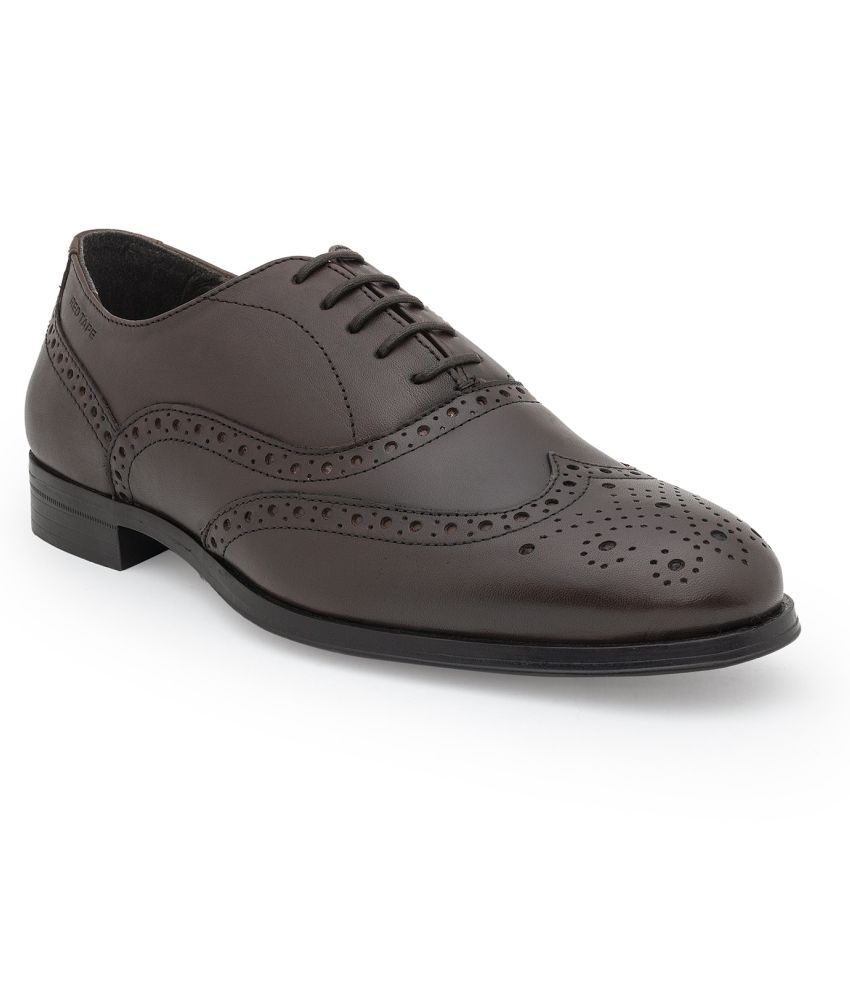     			Red Tape Brown Men's Brogue Formal Shoes