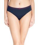 Amante Nylon Solid Women's Bikini ( Blue )