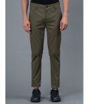 Red Tape Skinny Flat Men's Chinos - Olive ( Pack of 1 )