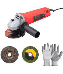 Atrocitus (4 in1 Kit) Essential Power Tools for DIY Enthusiasts Angle Grinder, Metal Cutting Blade,Grinding Wheel And Gloves