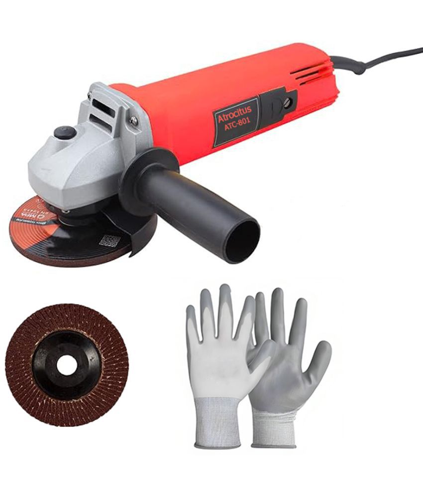     			Atrocitus (3 in1 Kit) Essential Power Tools for DIY Enthusiasts Angle Grinder, Flap Disk And Gloves