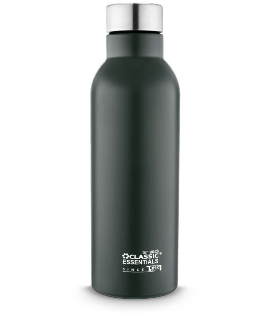     			Classic Essentials Capsule Water Bottle Dark Green Water Bottle 1000 mL ( Set of 1 )