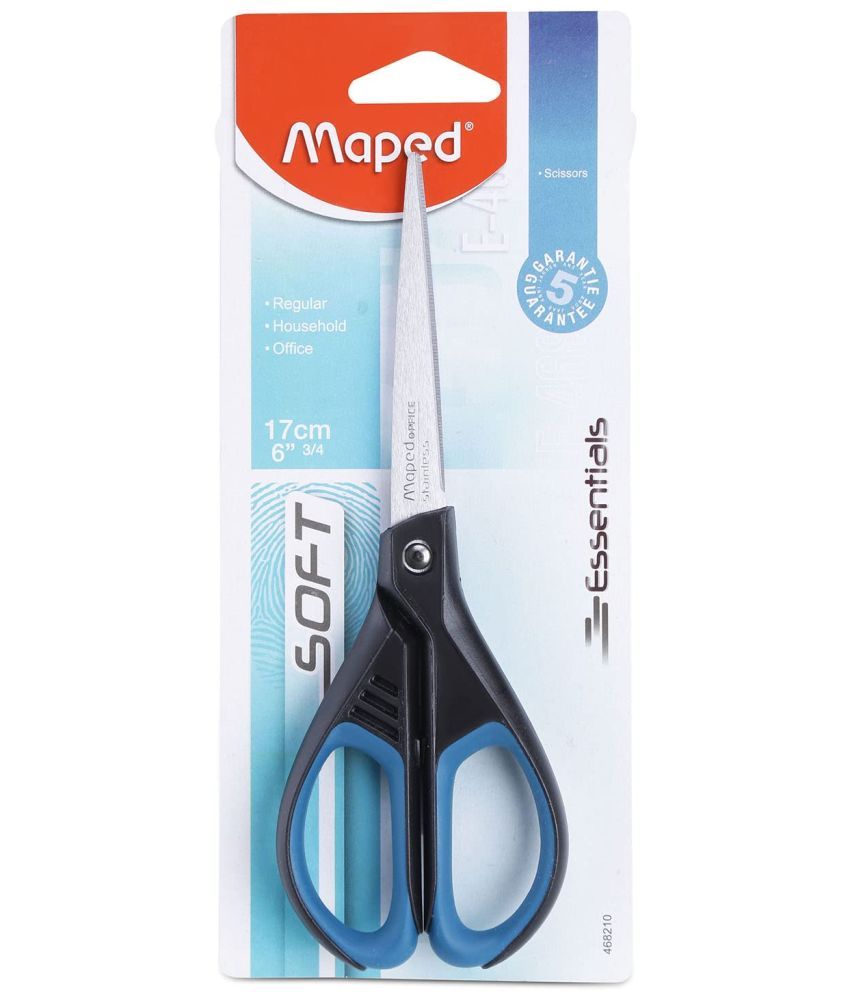     			Maped Essential Soft 17cm Scissor, Blue