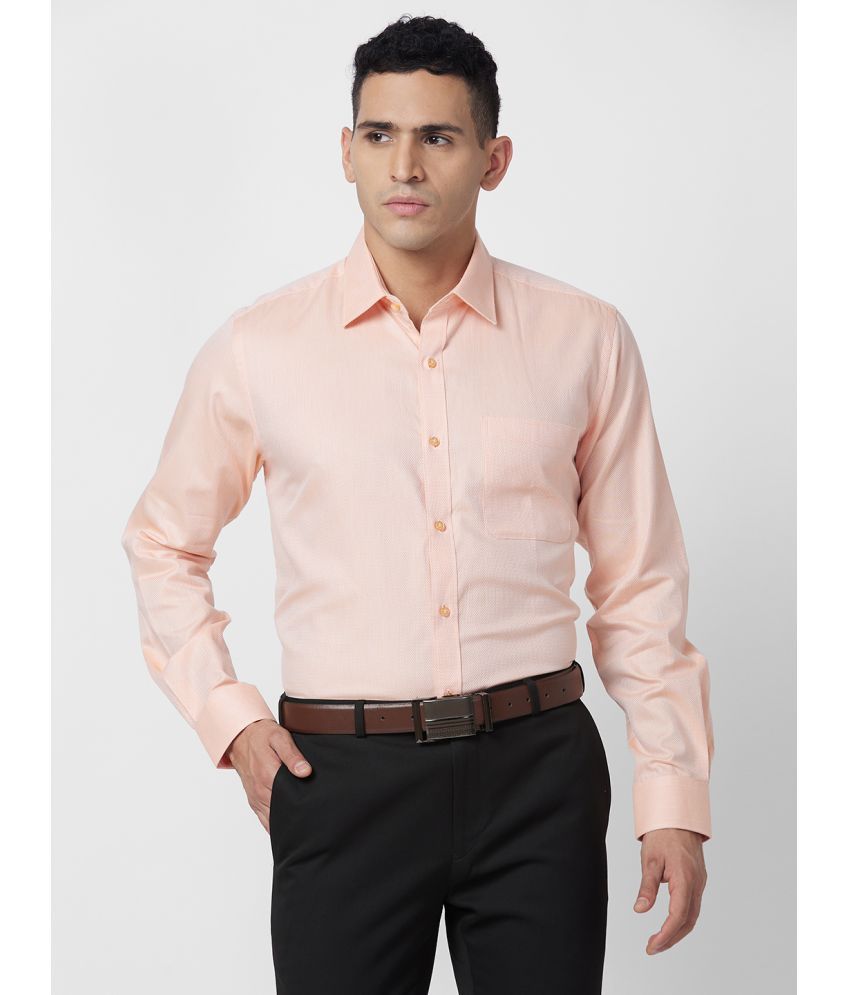     			Raymond Cotton Regular Fit Full Sleeves Men's Formal Shirt - Orange ( Pack of 1 )