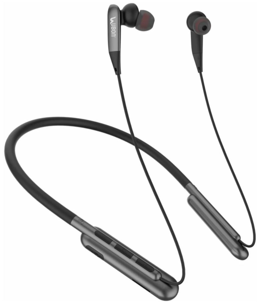     			UBON CL-70 Bluetooth Bluetooth Neckband On Ear 12 Hours Playback Active Noise cancellation IPX4(Splash & Sweat Proof) Black