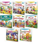 Sawan Present Set Of 8 Story Books | Level-3 | Amber Gets A Brother, Boomer, The Rule Breaker, Daisy Manages The House, Pepper Undergoes A Change, Peppin The Stinker, Pixie,The Good Neighbour, Nibbles And The Carrot Thief