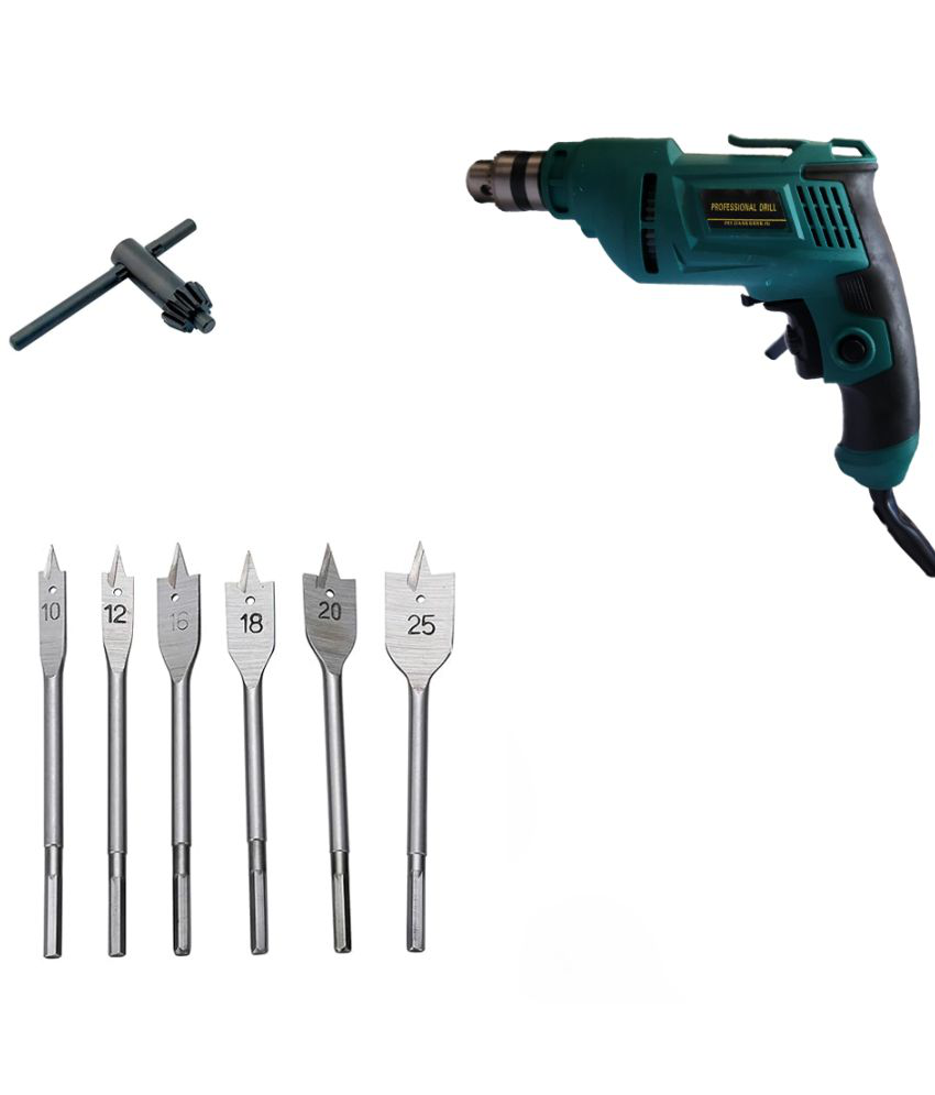     			Atrocitus - Kit of 3-986 550W 9 mm Corded Drill Machine with Bits