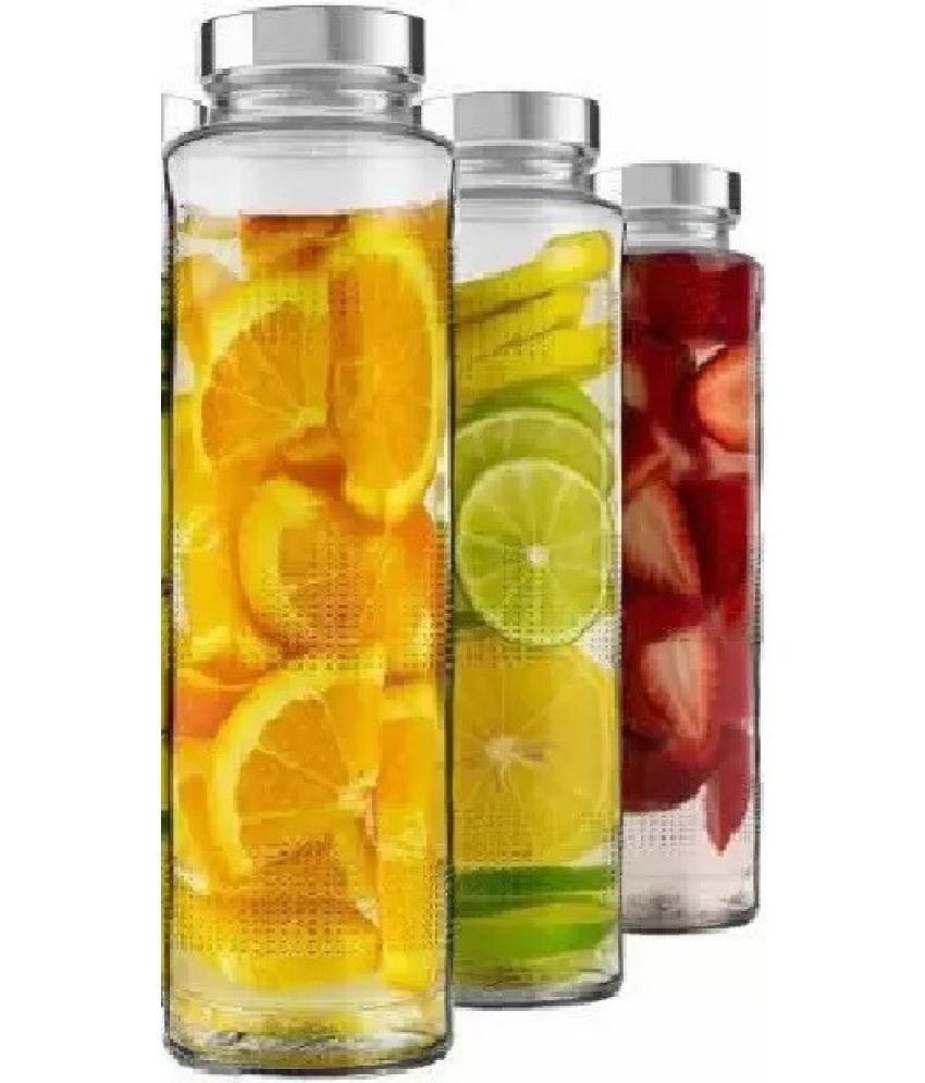     			CROCO JAR 750 ml Bottle Transparent Water Bottle 750 mL ( Set of 2 )