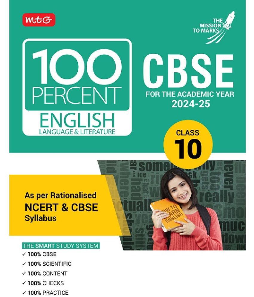     			MTG 100 Percent English Language & Literature For Class 10 CBSE Board Exam 2024-25 | Chapter-Wise Self-evaluation Test, Theory, Diagrams Available All