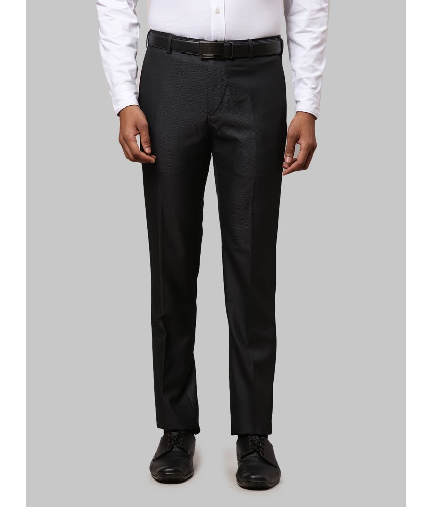     			Raymond Slim Pleated Men's Formal Trouser - Black ( Pack of 1 )