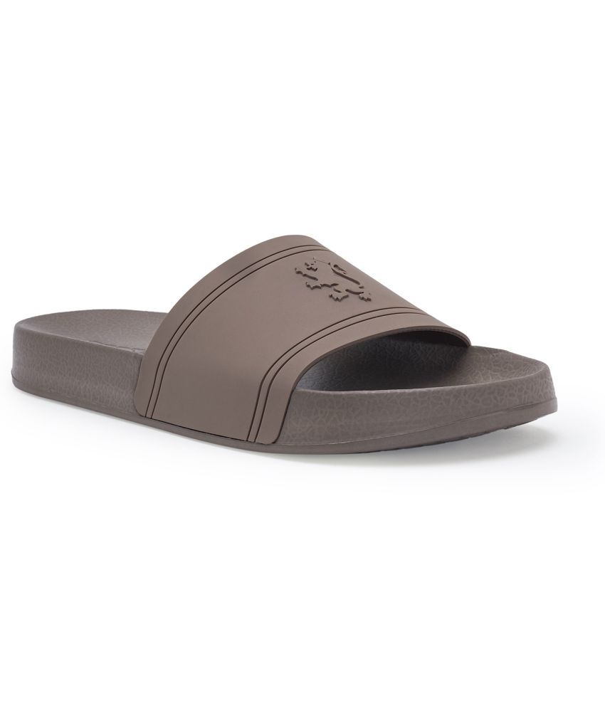     			Red Tape Brown Men's Slide Flip Flop