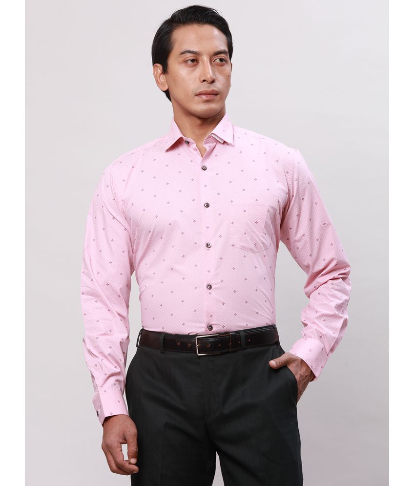     			Park Avenue Cotton Regular Fit Full Sleeves Men's Formal Shirt - Red ( Pack of 1 )