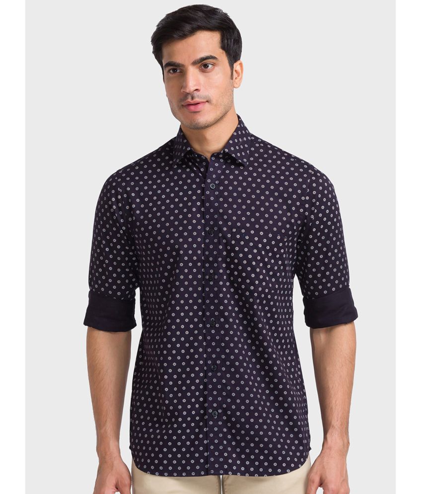     			Colorplus 100% Cotton Regular Fit Printed Full Sleeves Men's Casual Shirt - Black ( Pack of 1 )