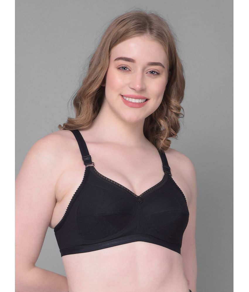     			Dollar Missy Black Cotton Non Padded Women's Everyday Bra ( Pack of 1 )