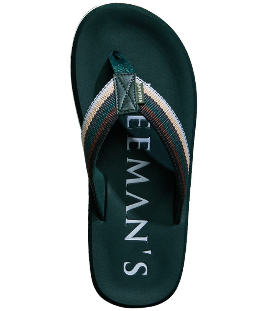     			Neemans Olive Men's Thong Flip Flop