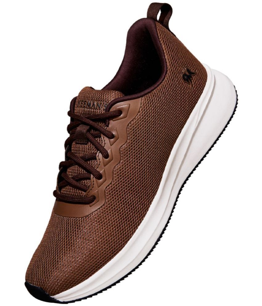     			Neemans Walker High Shoes Brown Men's Sneakers