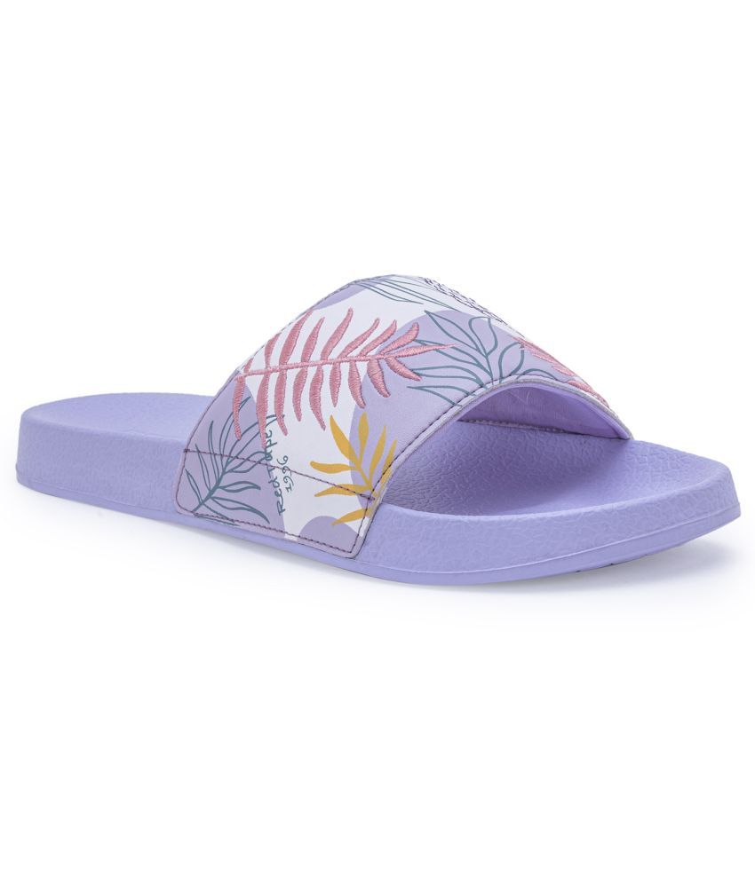     			Red Tape Purple Women's Slide Flip Flop