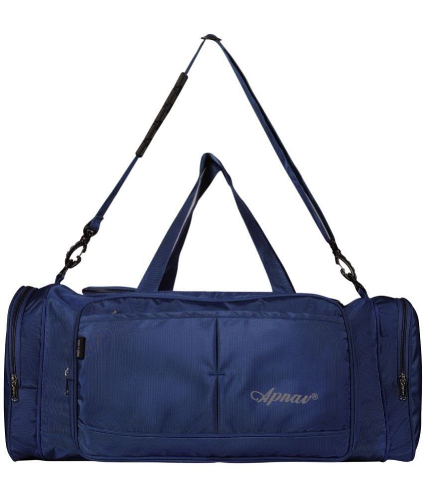     			Apnav 45 Ltrs Navy Polyester Duffle Bag