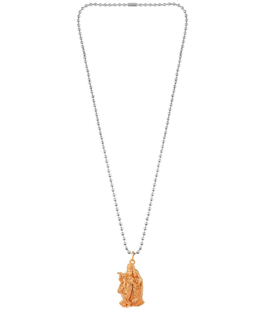     			Memoir Gold Religious Pendant With Chain ( Pack of 1 )