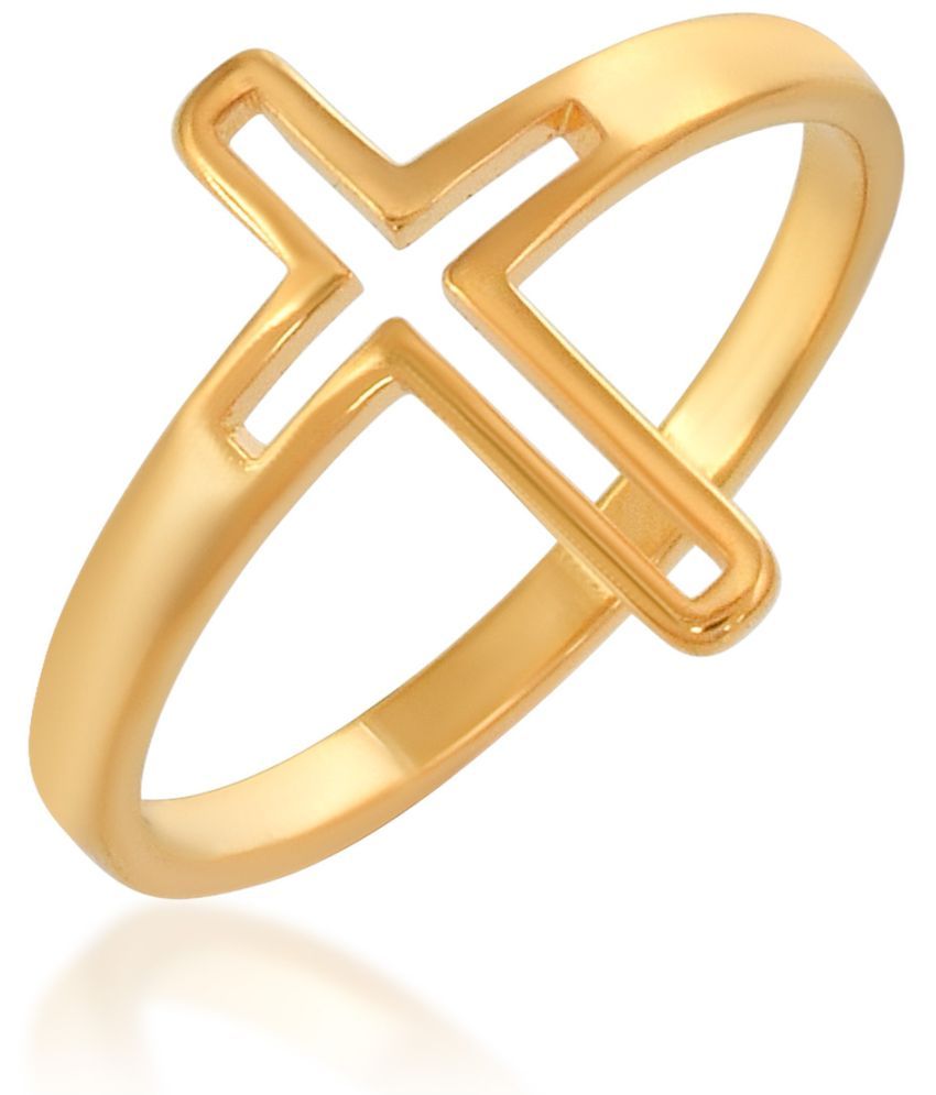     			Memoir Yellow Religious Ring ( Pack of 1 )