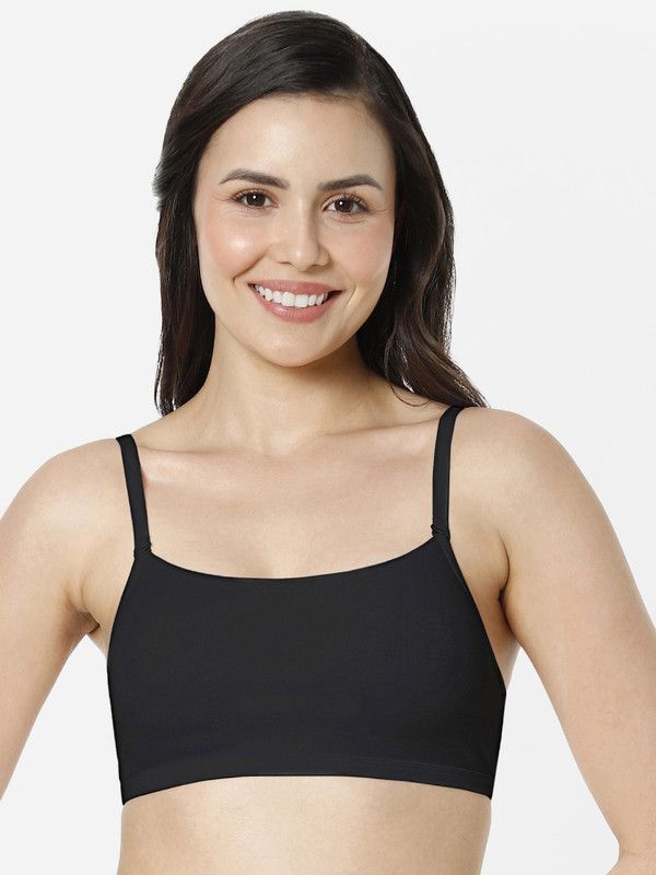     			Amante Cotton Women's Cami bra ( Black ) BRA89901