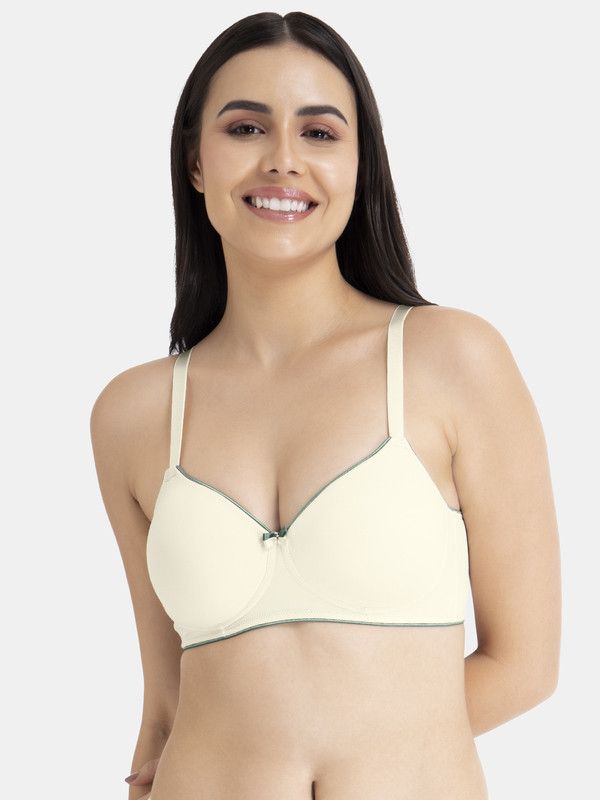     			Amante White Nylon Lightly Padded Women's T-Shirt Bra ( Pack of 1 )