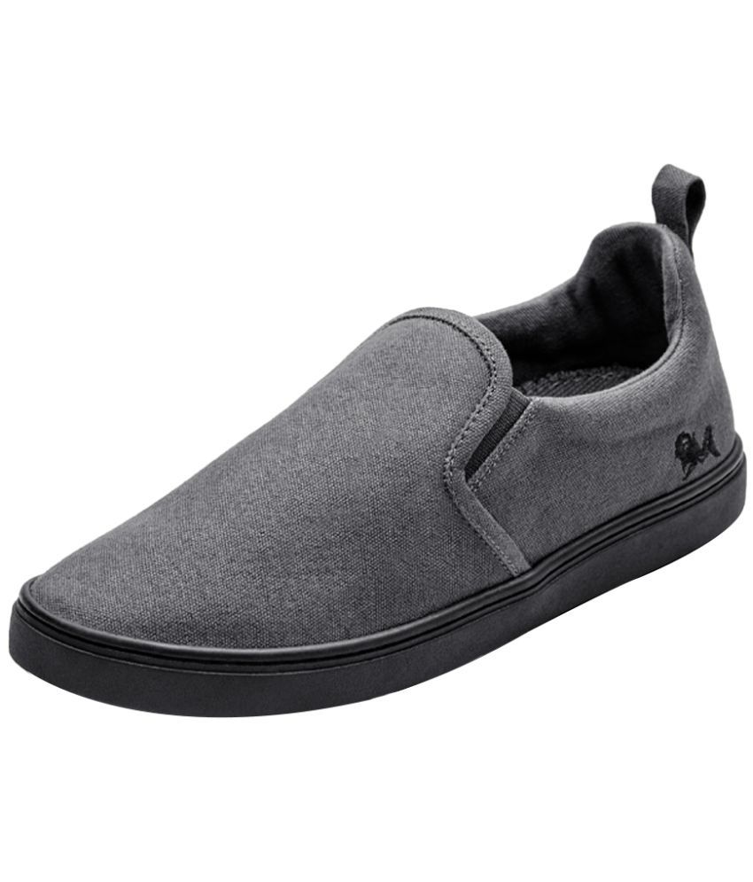     			Neemans Cotton Classic  Grey Men's Slip-on Shoes
