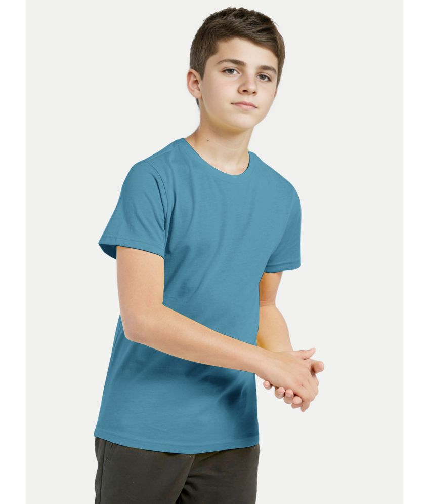     			Radprix Blue Cotton Blend Boy's T-Shirt ( Pack of 1 )