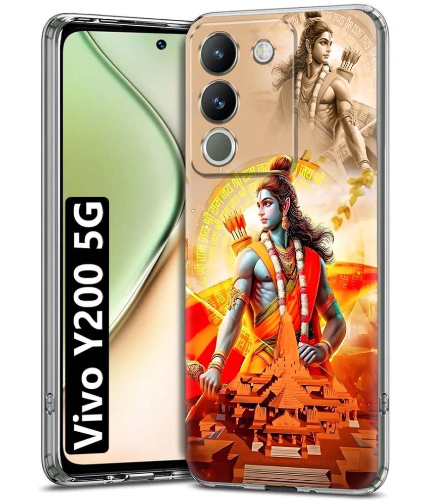     			NBOX Multicolor Printed Back Cover Silicon Compatible For Vivo Y200 ( Pack of 1 )