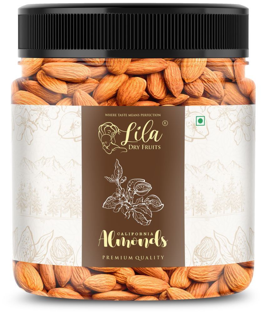     			Lila Dry Fruits Almond(Badam) 500 gm Jar