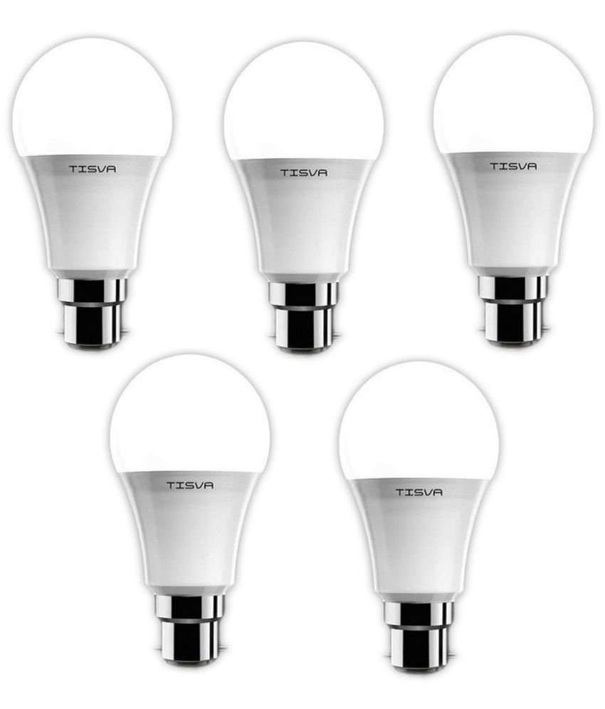     			Tisva 9W Cool Day Light LED Bulb ( Pack of 5 )