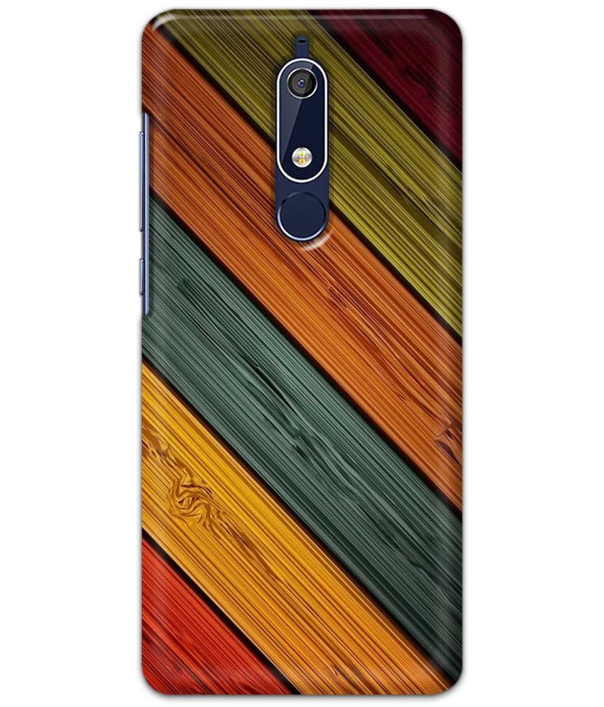     			Tweakymod Multicolor Printed Back Cover Polycarbonate Compatible For NOKIA 5.1 ( Pack of 1 )