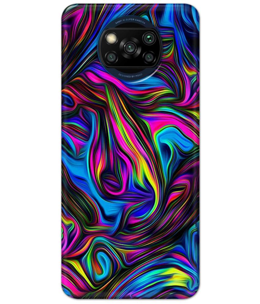     			Tweakymod Multicolor Printed Back Cover Polycarbonate Compatible For POCO X3 ( Pack of 1 )