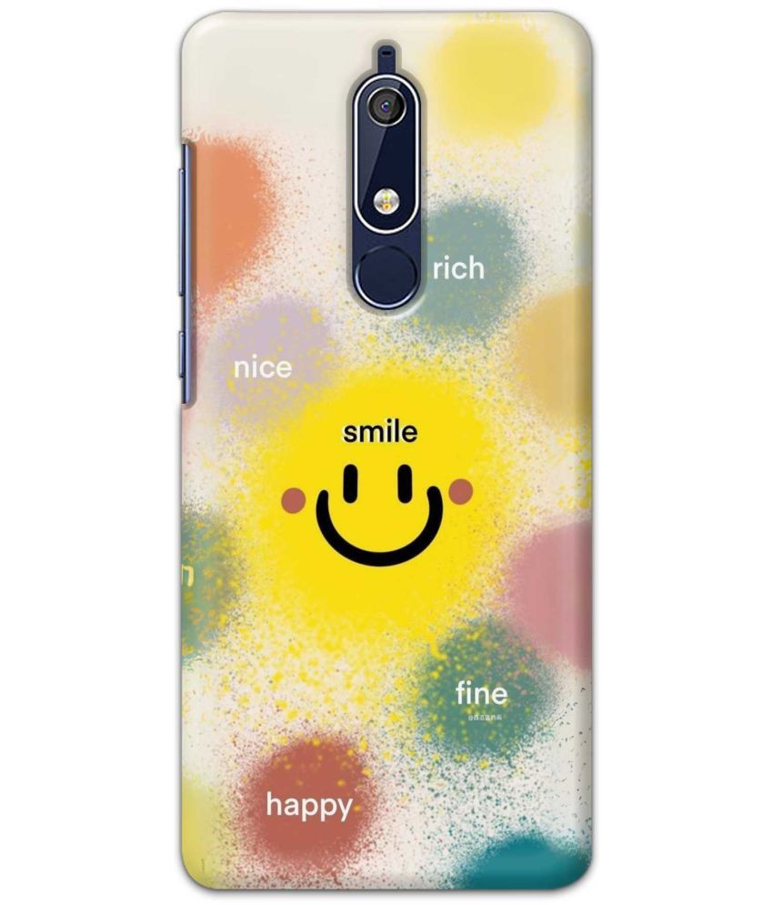     			Tweakymod Multicolor Printed Back Cover Polycarbonate Compatible For NOKIA 5.1 ( Pack of 1 )