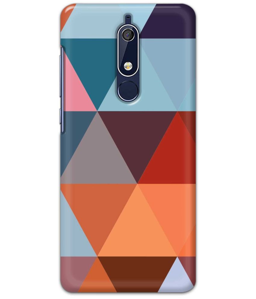     			Tweakymod Multicolor Printed Back Cover Polycarbonate Compatible For NOKIA 5.1 ( Pack of 1 )
