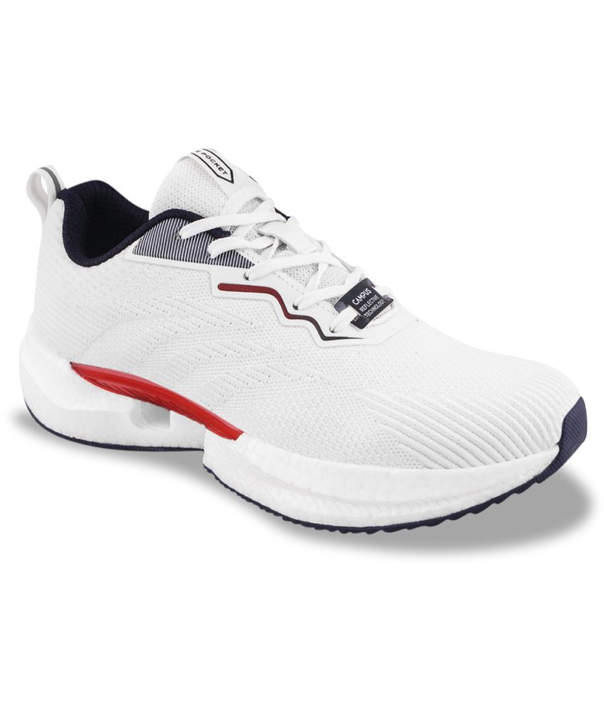     			Campus CORA White Men's Sports Running Shoes