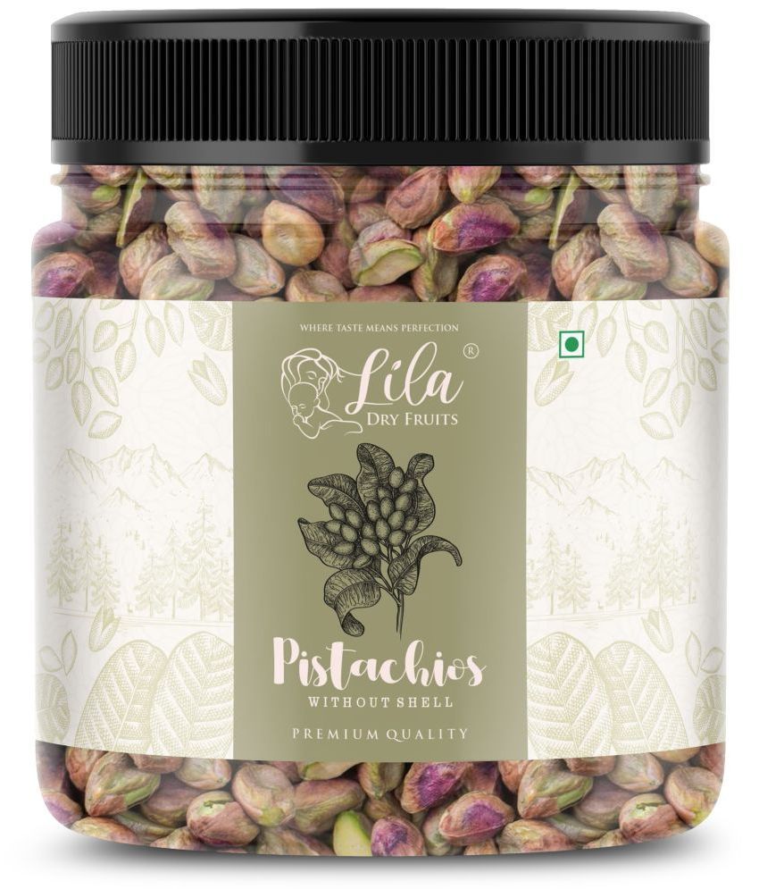     			Lila Dry Fruits Pista Kernels 500 gm Jar