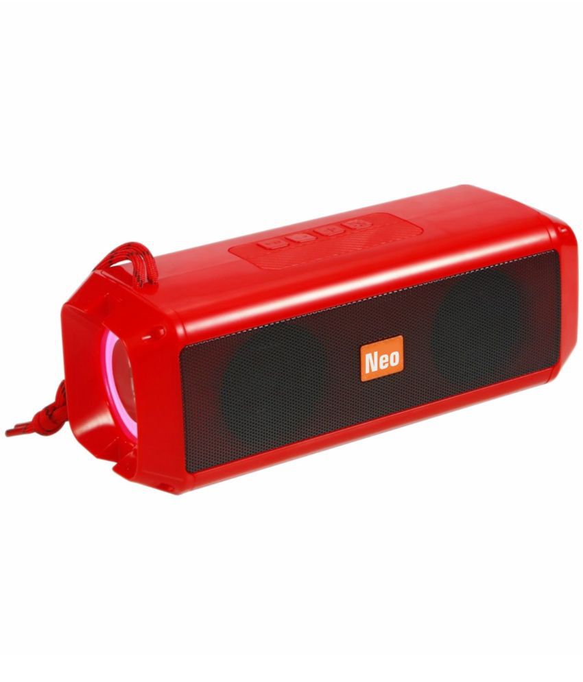    			Neo M415 10 W Bluetooth Speaker Bluetooth v5.0 with USB Playback Time 4 hrs Red