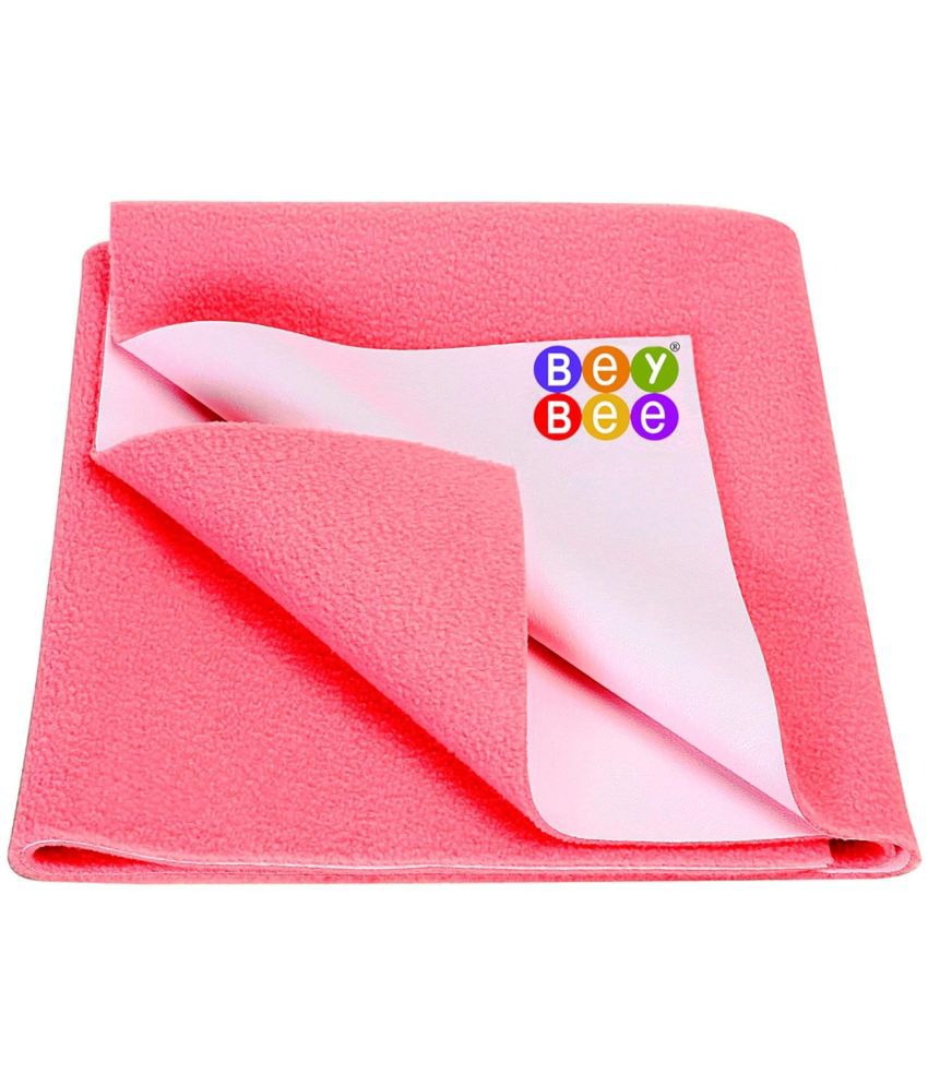     			Beybee Pink Laminated Bed Protector Sheet ( Pack of 2 )