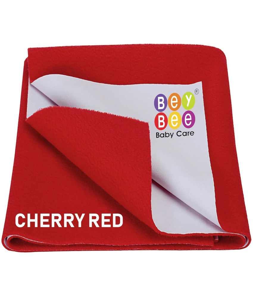     			Beybee Red Laminated Bed Protector Sheet ( Pack of 2 )