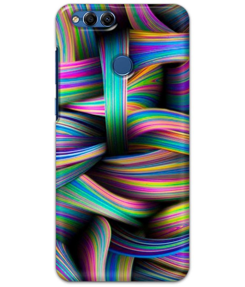     			Tweakymod Multicolor Printed Back Cover Polycarbonate Compatible For Honor 7X ( Pack of 1 )