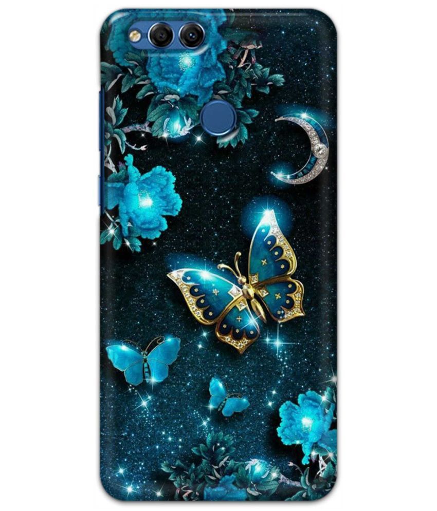     			Tweakymod Multicolor Printed Back Cover Polycarbonate Compatible For Honor 7X ( Pack of 1 )