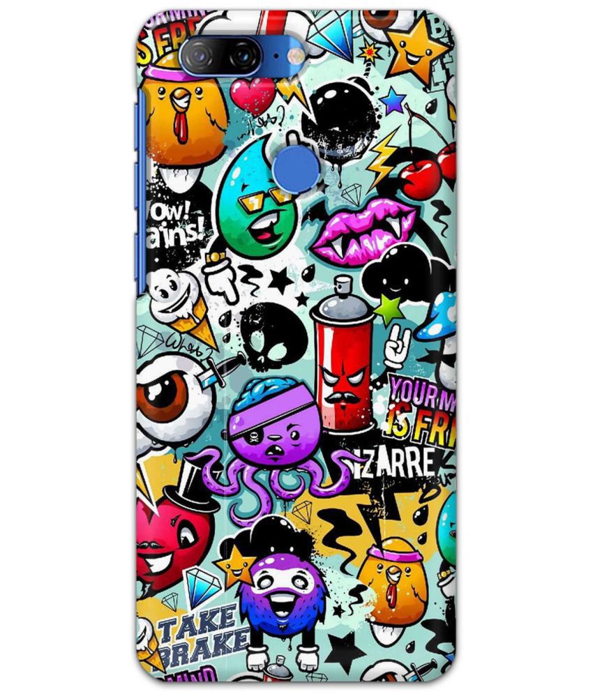     			Tweakymod Multicolor Printed Back Cover Polycarbonate Compatible For LENOVO K9 ( Pack of 1 )