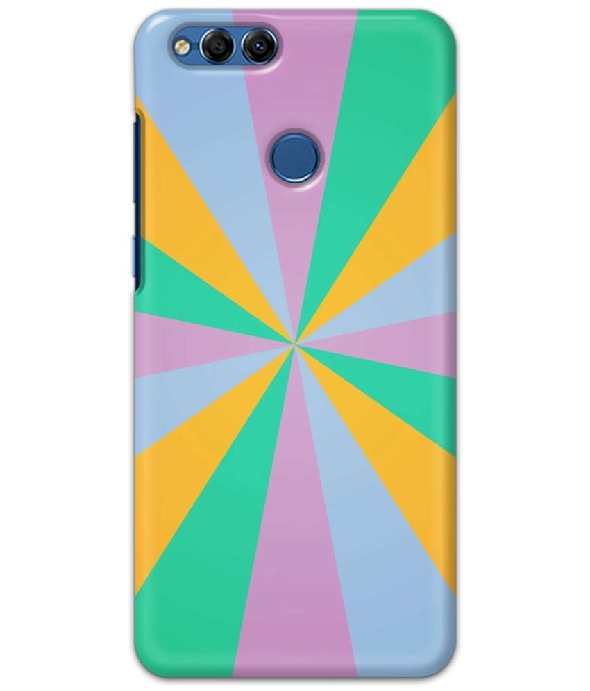     			Tweakymod Multicolor Printed Back Cover Polycarbonate Compatible For Honor 7X ( Pack of 1 )