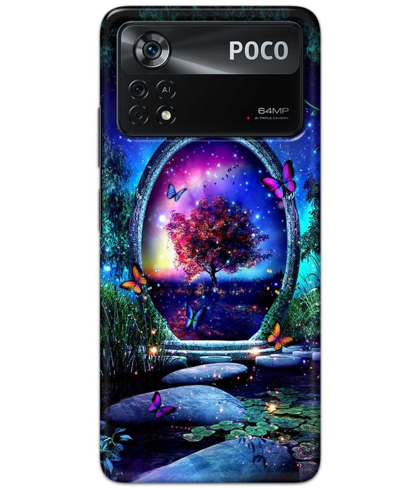     			Tweakymod Multicolor Printed Back Cover Polycarbonate Compatible For Poco X4 Pro 5G ( Pack of 1 )