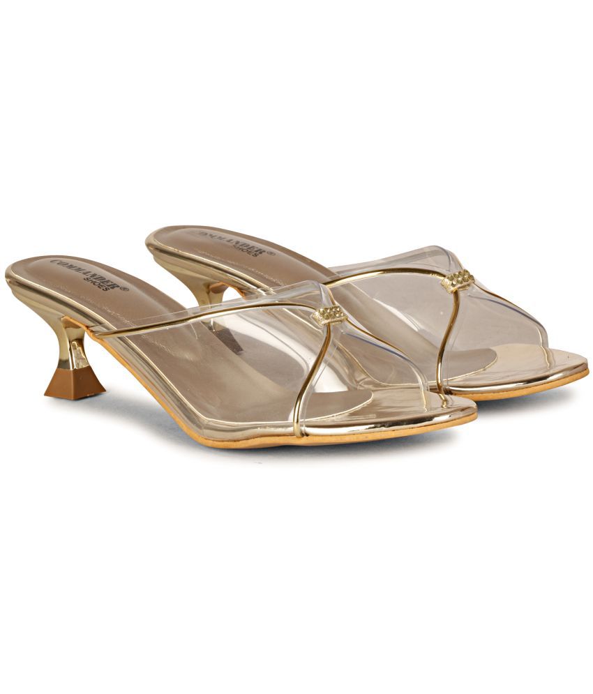     			Commander Shoes Gold Women's Pumps Heels
