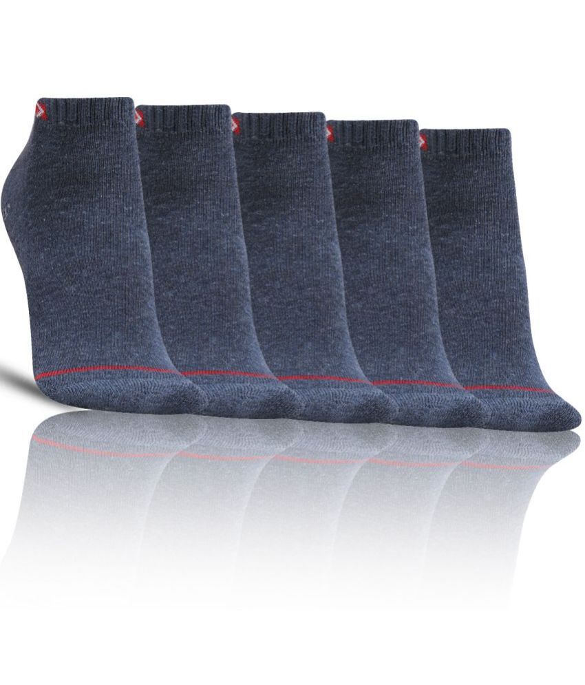     			Dollar Cotton Blend Men's Self Design Multicolor Ankle Length Socks ( Pack of 5 )