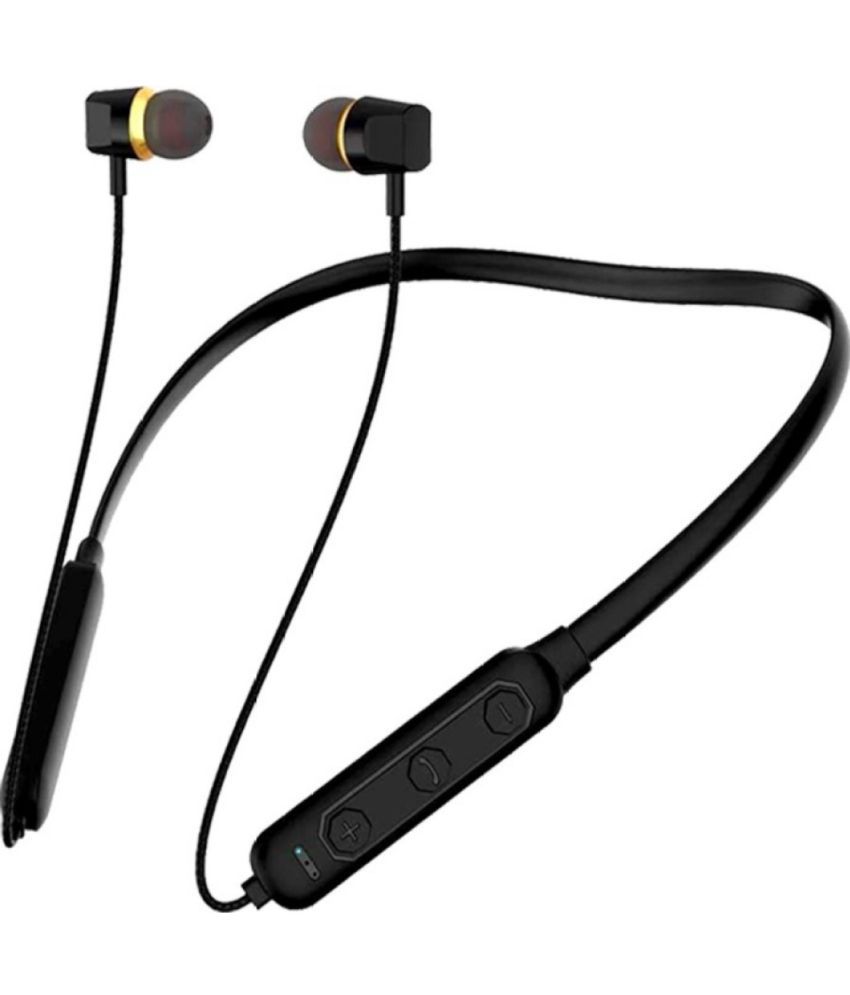    			FPX GOLF Bluetooth Bluetooth Neckband On Ear 50 Hours Playback Active Noise cancellation IPX4(Splash & Sweat Proof) Black