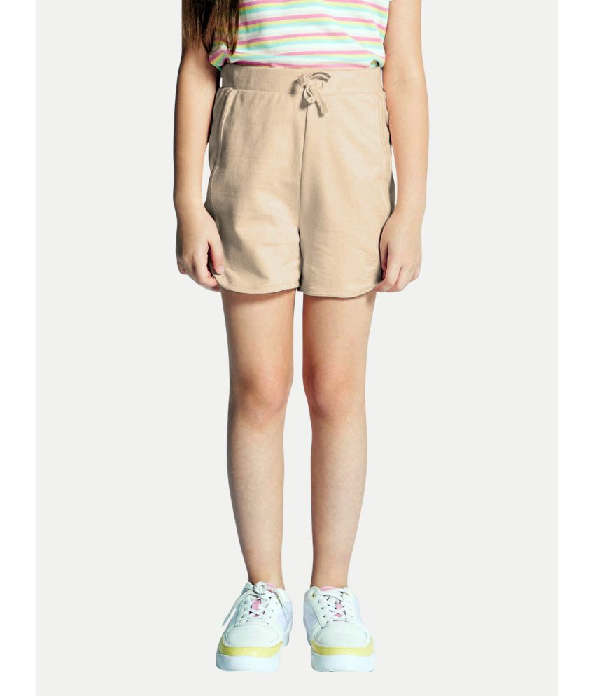     			Radprix - Beige Cotton Blend Girls Shorts ( Pack of 1 )