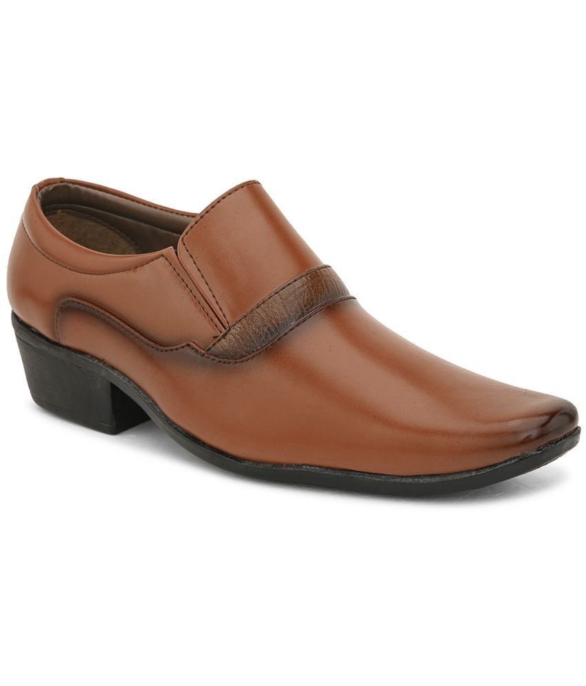     			Sir Corbett Tan Men's Slip On Formal Shoes